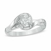 Thumbnail Image 0 of Previously Owned - 3/4 CT. Diamond Solitaire Bypass Ring in 14K White Gold