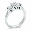 Thumbnail Image 2 of Previously Owned - 1 CTW. Diamond Three Stone Ring in 14K White Gold