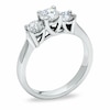 Thumbnail Image 1 of Previously Owned - 1 CTW. Diamond Three Stone Ring in 14K White Gold