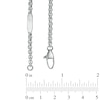 Thumbnail Image 1 of Previously Owned - Men's Signature Tag Box Chain Necklace in Stainless Steel - 30"