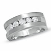 Thumbnail Image 1 of Previously Owned - 1 CT. T.W. Diamond Five Stone Band in 14K White Gold