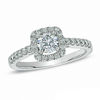 Previously Owned - Celebration Fire™ 7/8 CT. T.W. Diamond Engagement Ring in 14K White Gold (H-I/SI1-SI2)