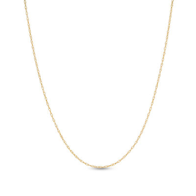 Previously Owned - 0.76mm Rope Chain Necklace in 14K Gold