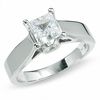 Thumbnail Image 0 of Previously Owned - 1-1/4 CT. T.W. Princess-Cut Diamond Solitaire Engagement Ring in 14K White Gold