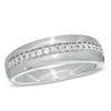 Thumbnail Image 1 of Previously Owned - 1/5 CT. T.W. Diamond Wedding Band in 10K White Gold
