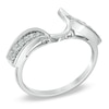 Thumbnail Image 2 of Previously Owned - 1/4 CT. T.W. Diamond Vintage-Style Solitaire Enhancer in 14K White Gold