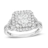 Thumbnail Image 1 of Previously Owned - 1 CT. T.W. Composite Diamond Frame Ring in 10K White Gold