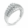 Thumbnail Image 2 of Previously Owned - 1 CT. T.W. Diamond Vintage-Style Multi-Row Anniversary Band in 10K White Gold