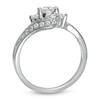 Thumbnail Image 1 of Previously Owned - 1/2 CT. T.W. Diamond Three Stone Swirl Ring in 10K White Gold