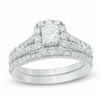 Thumbnail Image 0 of Previously Owned - 1-1/2 CT. T.W.  Radiant-Cut Diamond Bridal Set in 14K White Gold (I/I1)