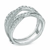Thumbnail Image 2 of Previously Owned - 1 CT. T.W. Diamond Twist Split Shank Solitaire Enhancer in 14K White Gold