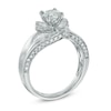 Thumbnail Image 1 of Previously Owned - 1 CT. T.W. Diamond Swirl Engagement Ring in 14K White Gold