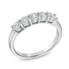 Thumbnail Image 1 of Previously Owned - Ladies' 1/4 CT. T.W. Diamond Five Stone Band in 10K White Gold
