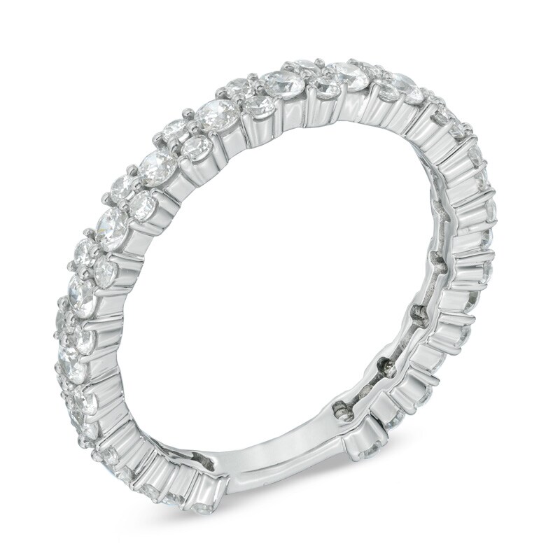 Main Image 2 of Previously Owned - 1 CT. T.W. Diamond Eternity Band in 14K White Gold