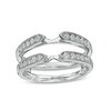 Thumbnail Image 1 of Previously Owned - 3/8 CT. T.W. Diamond Solitaire Milgrain Edge Wrap in 14K White Gold