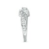 Thumbnail Image 3 of Previously Owned - 1 CT. T.W. Diamond Three Stone Slant Engagement Ring in 14K White Gold