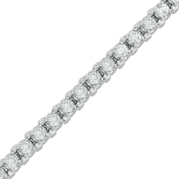 Previously Owned - 4 CT. T.W. Diamond Tennis Bracelet in 10K White Gold