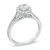Thumbnail Image 2 of Previously Owned - 1 CT. T.W. Diamond Frame Engagement Ring in 14K White Gold (I/I2)
