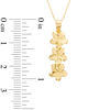 Thumbnail Image 2 of Previously Owned - Flower Drop Pendant in 10K Gold