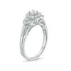 Thumbnail Image 2 of Previously Owned - 1/2 CT. T.W. Diamond Three Stone Frame Ring in 14K White Gold