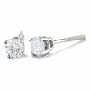 Thumbnail Image 0 of Previously Owned - 1/3 CT. T.W. Diamond Solitaire Earrings in 14K White Gold