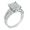 Thumbnail Image 2 of Previously Owned - 1-1/5 CT. T.W. Quad Princess-Cut Diamond Engagement Ring in 14K White Gold