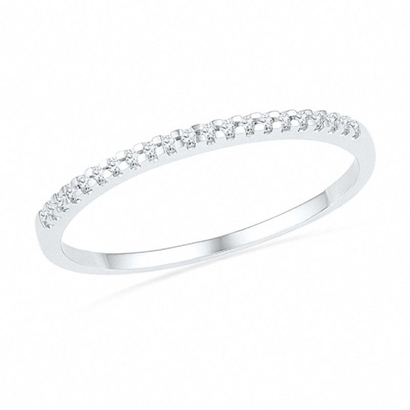 Main Image 3 of Previously Owned - 1/2 CT. T.W. Diamond Frame Bridal Set in 10K White Gold