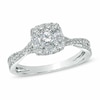 Thumbnail Image 1 of Previously Owned - Celebration Grand® 3/4 CT. T.W. Diamond Frame Engagement Ring in 14K White Gold (H-I/I1)