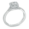 Thumbnail Image 2 of Previously Owned - Celebration Grand® 3/4 CT. T.W. Diamond Frame Engagement Ring in 14K White Gold (H-I/I1)