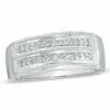 Thumbnail Image 1 of Previously Owned - 1/5 CT. T.W. Diamond and Milgrain Wedding Band in 10K White Gold