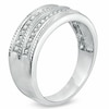 Thumbnail Image 2 of Previously Owned - 1/5 CT. T.W. Diamond and Milgrain Wedding Band in 10K White Gold
