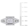 Thumbnail Image 2 of Previously Owned - 1 CT. T.W. Quad Princess-Cut Diamond Frame Ring in 14K White Gold