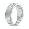 Thumbnail Image 2 of Previously Owned - 3/8 CT. T.W. Diamond Slant Band in 10K White Gold