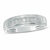Thumbnail Image 0 of Previously Owned - Men's 1/4 CT. T.W. Diamond Comfort Fit Band in 10K White Gold