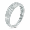 Thumbnail Image 1 of Previously Owned - Men's 1/4 CT. T.W. Diamond Comfort Fit Band in 10K White Gold