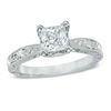 Thumbnail Image 0 of Previously Owned - Celebration Lux® 1 CT. T.W. Princess-Cut Diamond Engagement Ring in 14K White Gold (H-SI2)