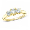 Thumbnail Image 0 of Previously Owned - 1 CT. T.W. Diamond Past Present Future® Engagement Ring in 14K Gold (I/I2)
