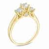 Thumbnail Image 1 of Previously Owned - 1 CT. T.W. Diamond Past Present Future® Engagement Ring in 14K Gold (I/I2)