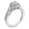 Thumbnail Image 2 of Previously Owned - Celebration Ideal 1-5/8 CT. T.W. Diamond Three Stone Engagement Ring in 14K White Gold