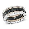 Thumbnail Image 1 of Previously Owned - Riveted Ring in Tri-Tone Stainless Steel
