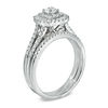 Thumbnail Image 1 of Previously Owned - 3/4 CT. T.W. Diamond Double Frame Bridal Set in 14K White Gold