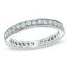 Thumbnail Image 0 of Previously Owned - 1/3 CT. T.W. Diamond Eternity Wedding Band in Platinum (H/SI1)
