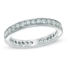 Thumbnail Image 1 of Previously Owned - 1/3 CT. T.W. Diamond Eternity Wedding Band in Platinum (H/SI1)