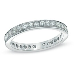 Previously Owned - 1/3 CT. T.W. Diamond Eternity Wedding Band in Platinum (H/SI1)