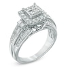 Thumbnail Image 1 of Previously Owned - 1 CT. T.W. Quad Princess-Cut Diamond Engagement Ring in 10K White Gold