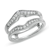 Thumbnail Image 0 of Previously Owned - 1/4 CT. T.W. Diamond Contour Solitaire Wrap in 14K White Gold