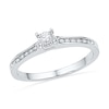 Thumbnail Image 1 of Previously Owned - 1/10 CT. T.W. Diamond Promise Ring in 10K White Gold