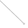 Thumbnail Image 1 of Previously Owned - 1.2mm Rope Chain Necklace in 14K White Gold