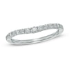 Thumbnail Image 0 of Previously Owned - 1/3 CT. T.W. Diamond Contour Wedding Band in 14K White Gold