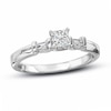 Thumbnail Image 0 of Previously Owned - 1/2 CT. T.W. Certified Princess-Cut Diamond Engagement Ring in 14K White Gold (J/I1)